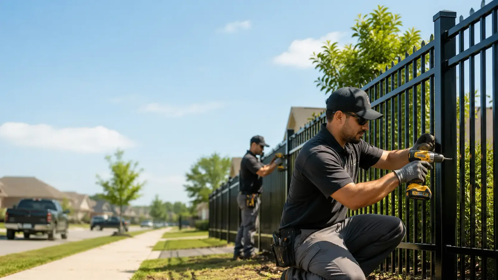 Metal Fence Installation in Franklin, IN